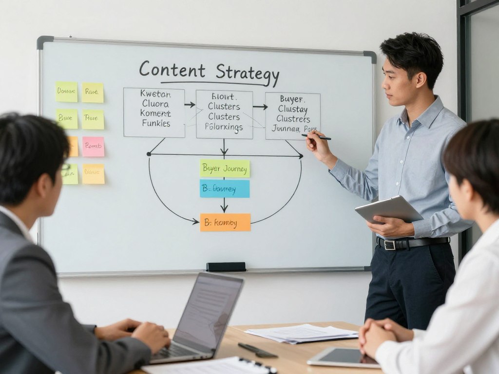 B2B Content Marketing Strategie Planung