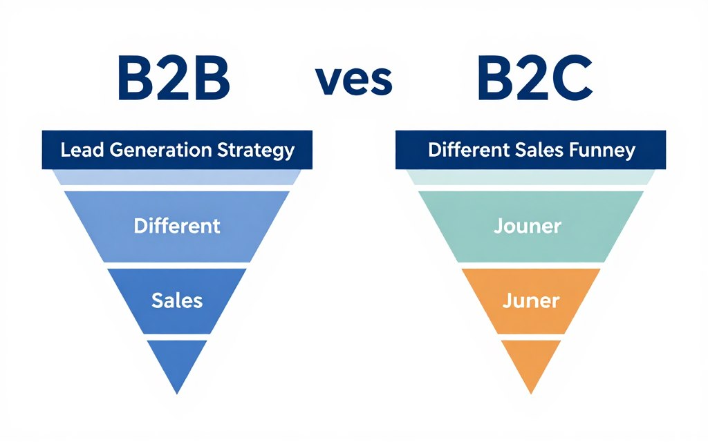 B2B und B2C Lead Generierung Strategien im Vergleich