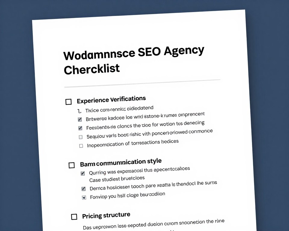 Checkliste für die Auswahl einer WooCommerce SEO-Agentur