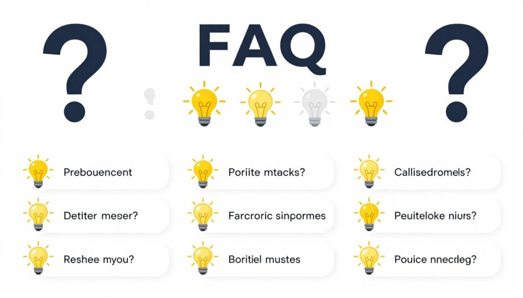 FAQ Fragezeichen und Antworten Symbol