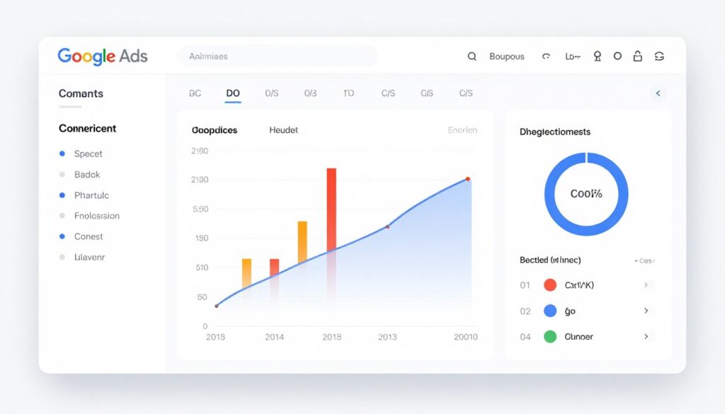 Google Ads Budget Management und Kontrolle Dashboard