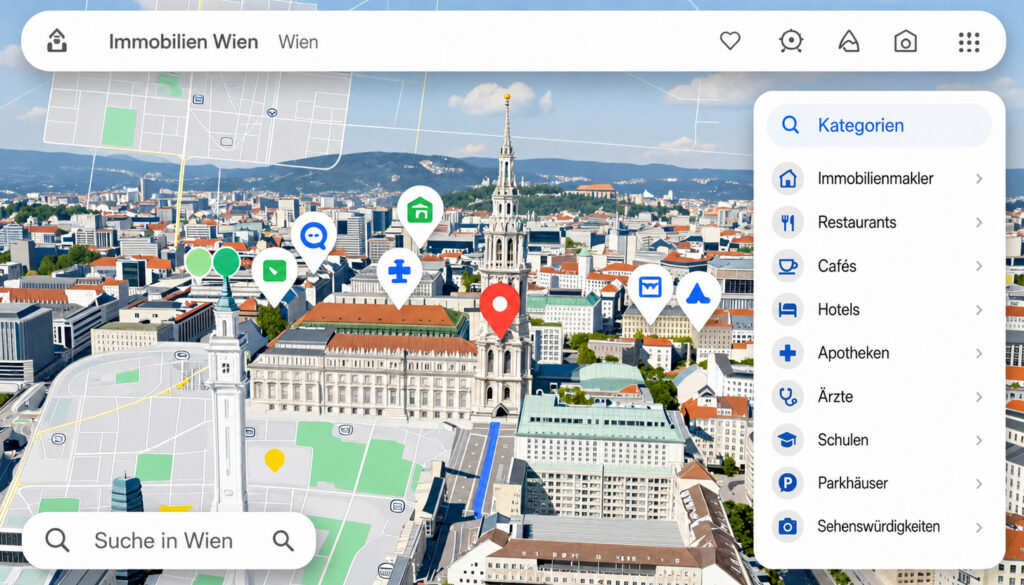 Google Maps Immobilienmakler Wien Local SEO