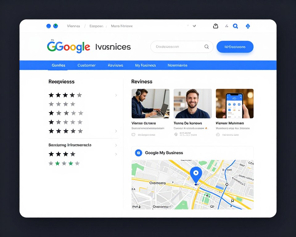 Google My Business Integration für Wien Landingpage