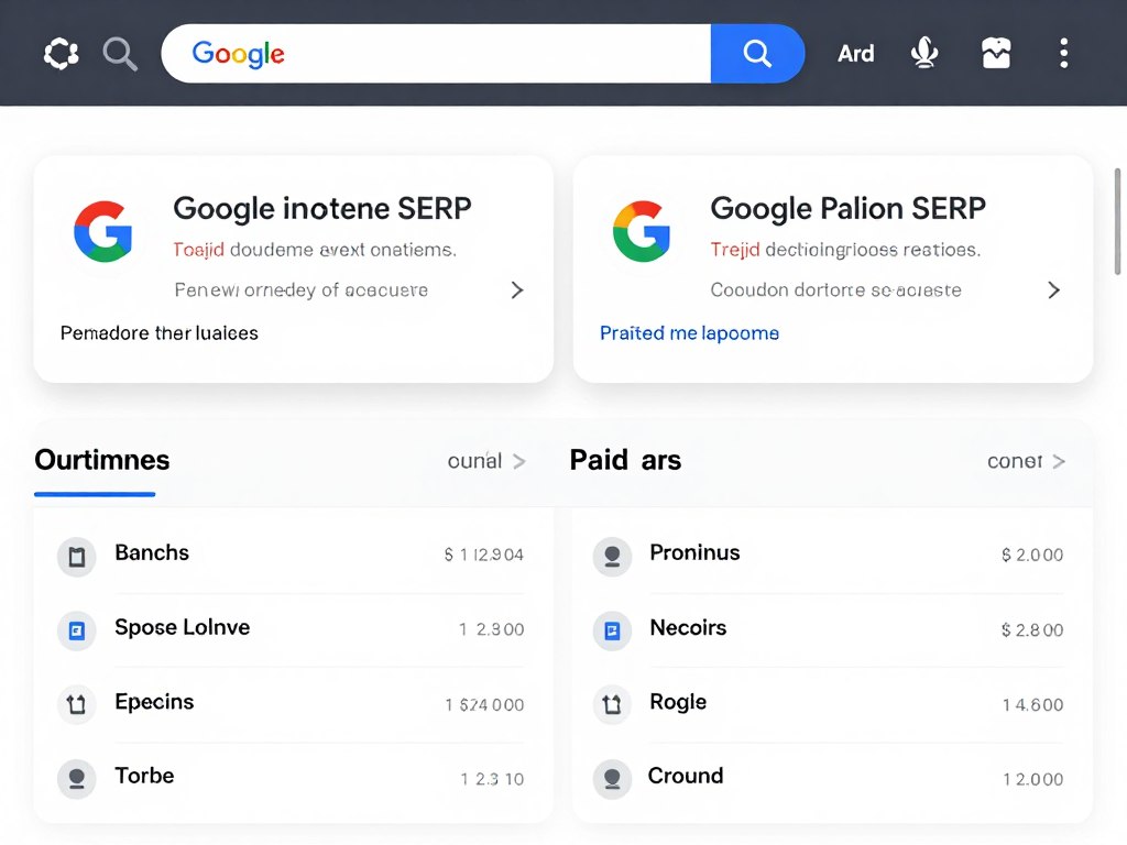 Kombinierte Sichtbarkeit durch SEO und Google Ads in Suchergebnissen