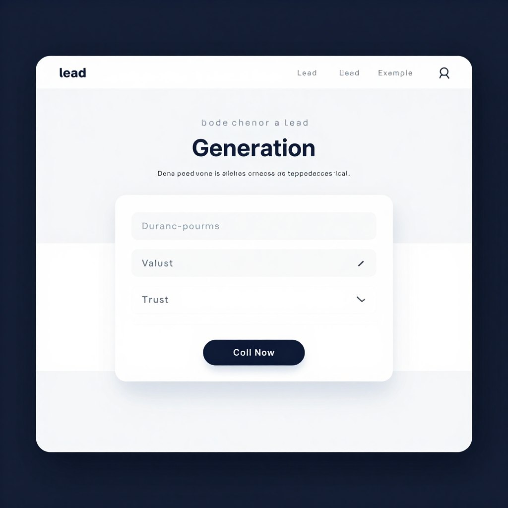 Lead Generation Landingpage Beispiel Wien