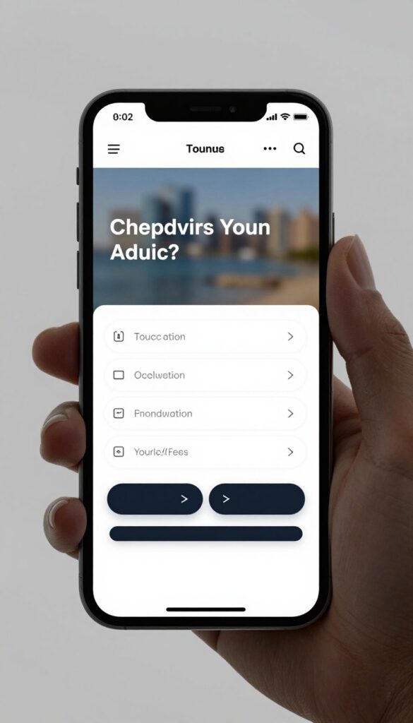Mobile optimierte Landingpage erstellen lassen Wien auf Smartphone