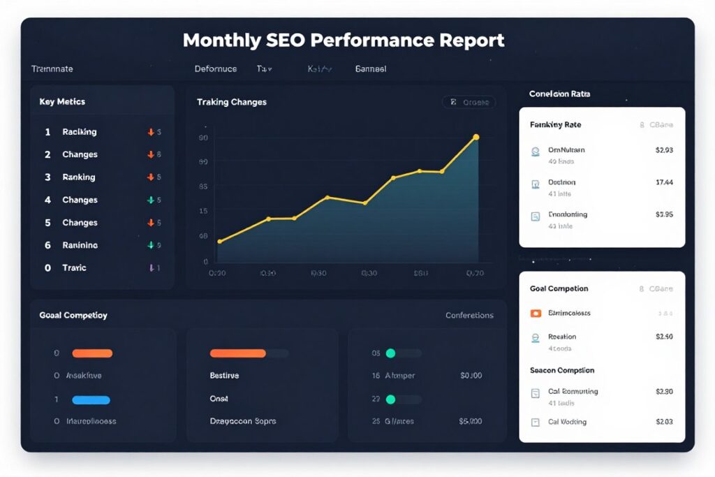 Monatlicher SEO Performance Report