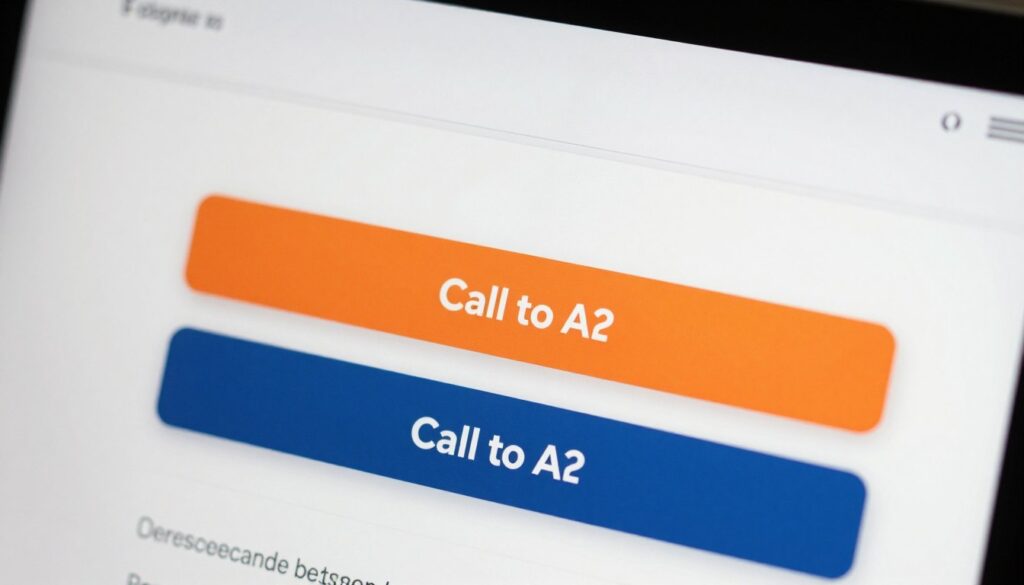 Optimierte Call-to-Action Buttons auf Website