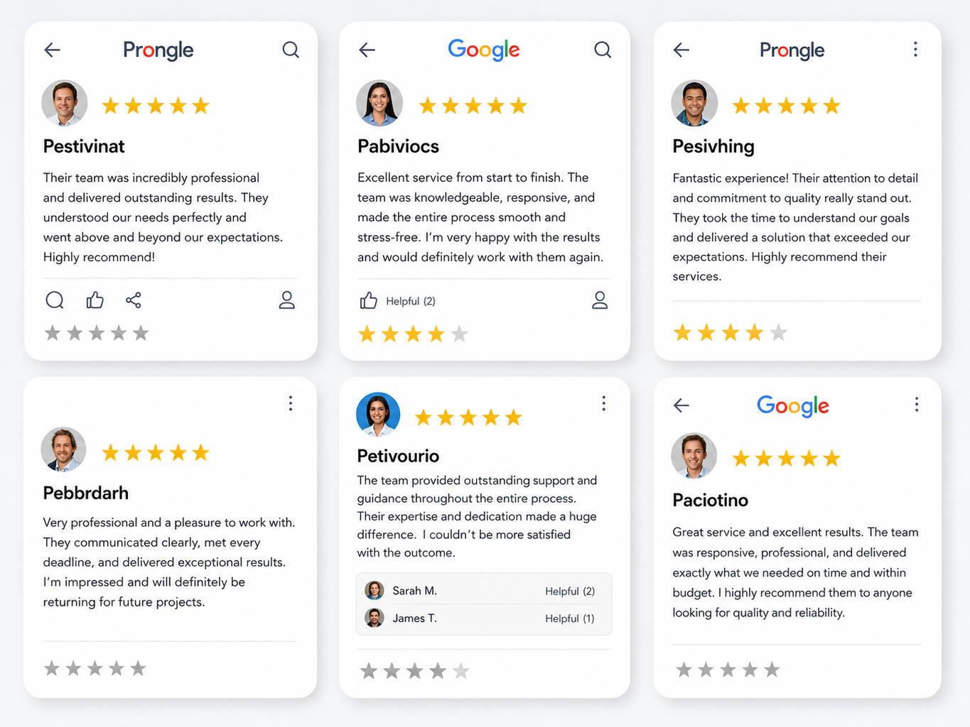 Positive Patientenbewertungen und 5-Sterne-Ratings für Arztpraxis auf Google