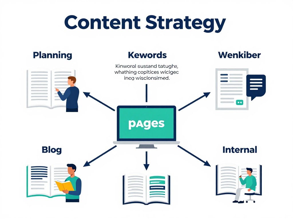 SEO Content Marketing Strategie Visualisierung