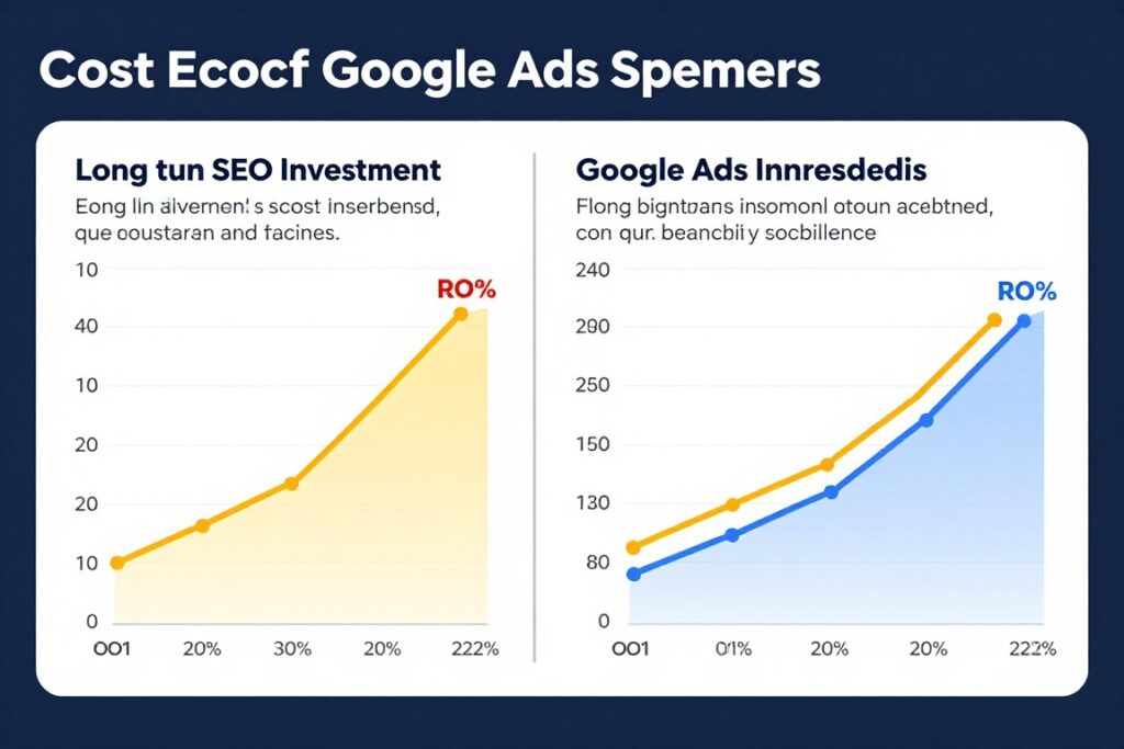 SEO vs Google Ads Kostenvergleich