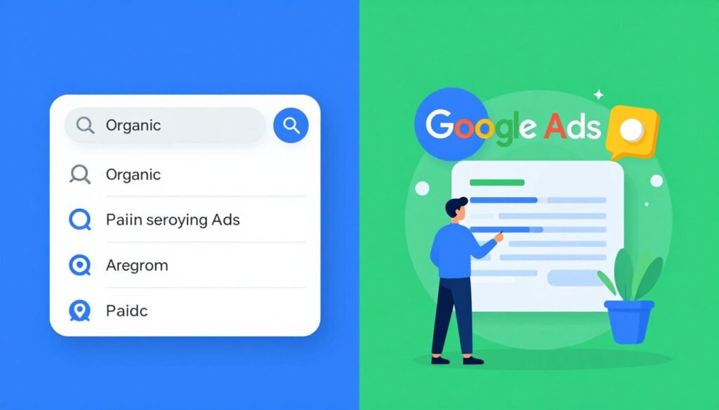 SEO vs. Google Ads Vergleich für österreichische Unternehmen