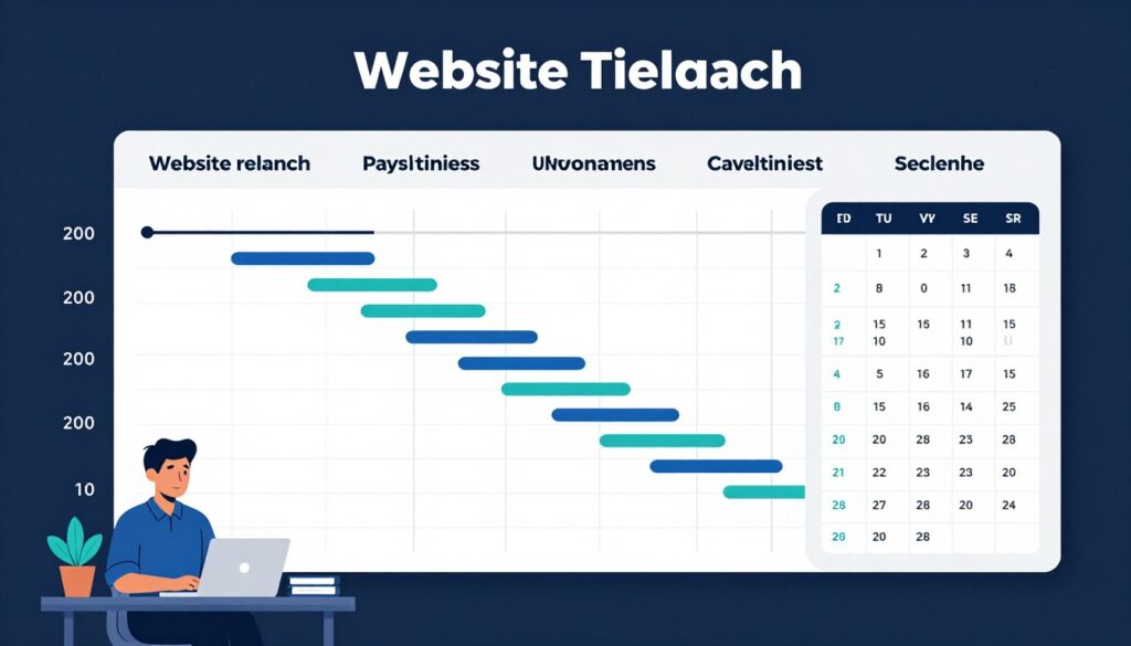 Website Relaunch Zeitplanung