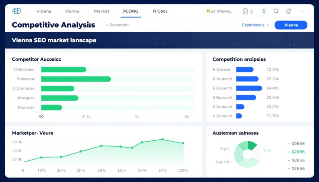 Wettbewerbsanalyse Dashboard für Wien SEO-Markt