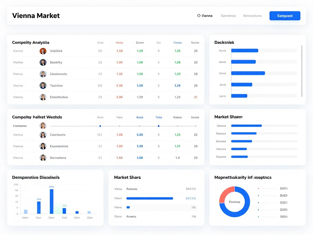 Wettbewerbsanalyse Dashboard für Wiener Markt Wettbewerbsanalyse Dashboard für Wiener Markt