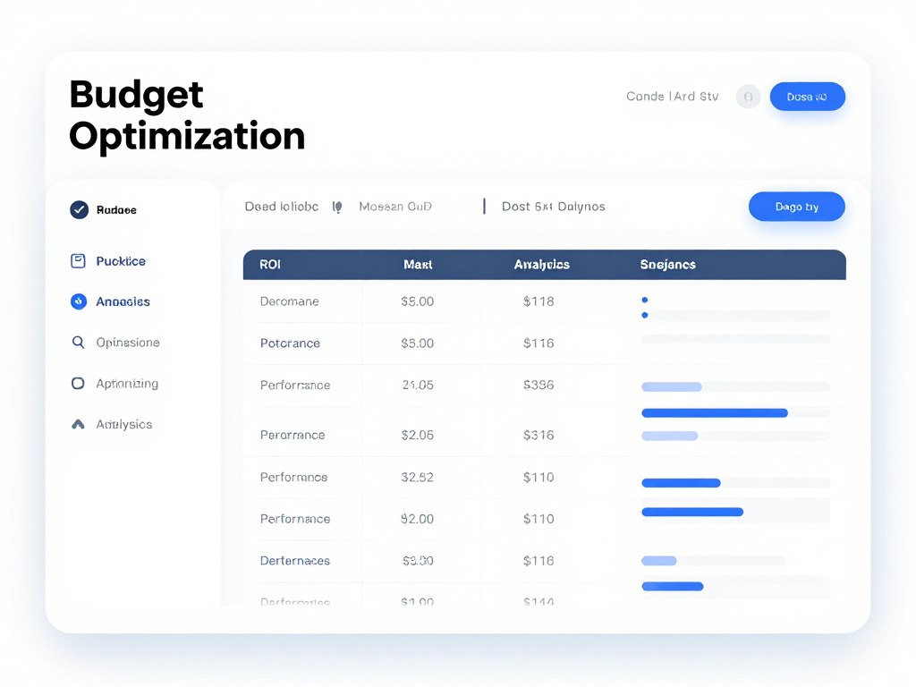 Budget Optimierung Analytics