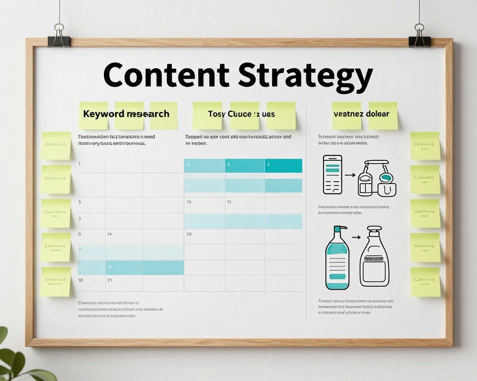 Content Marketing Strategie für Reinigungsbranche mit Keywords