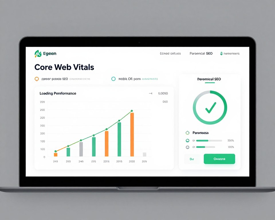 Core Web Vitals Optimierung für Physiotherapie Website