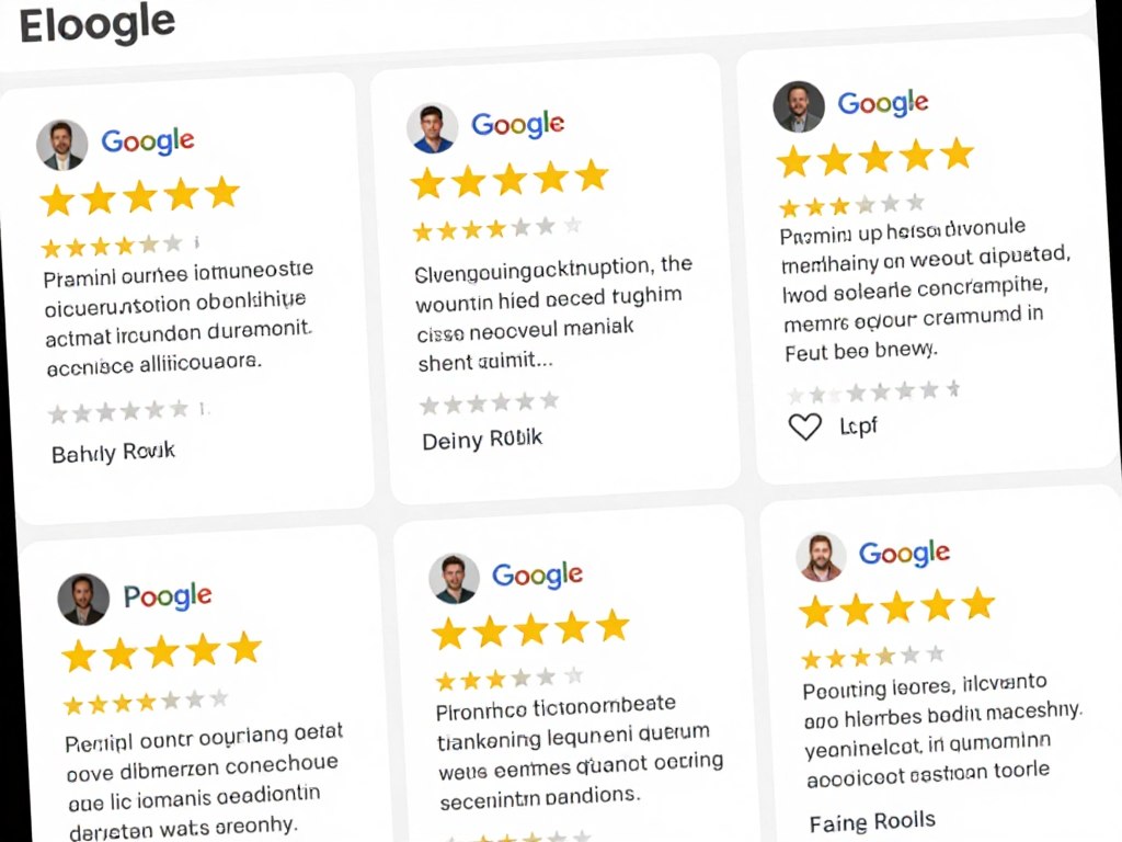 Fünf-Sterne-Bewertungen für Installateur-Betrieb