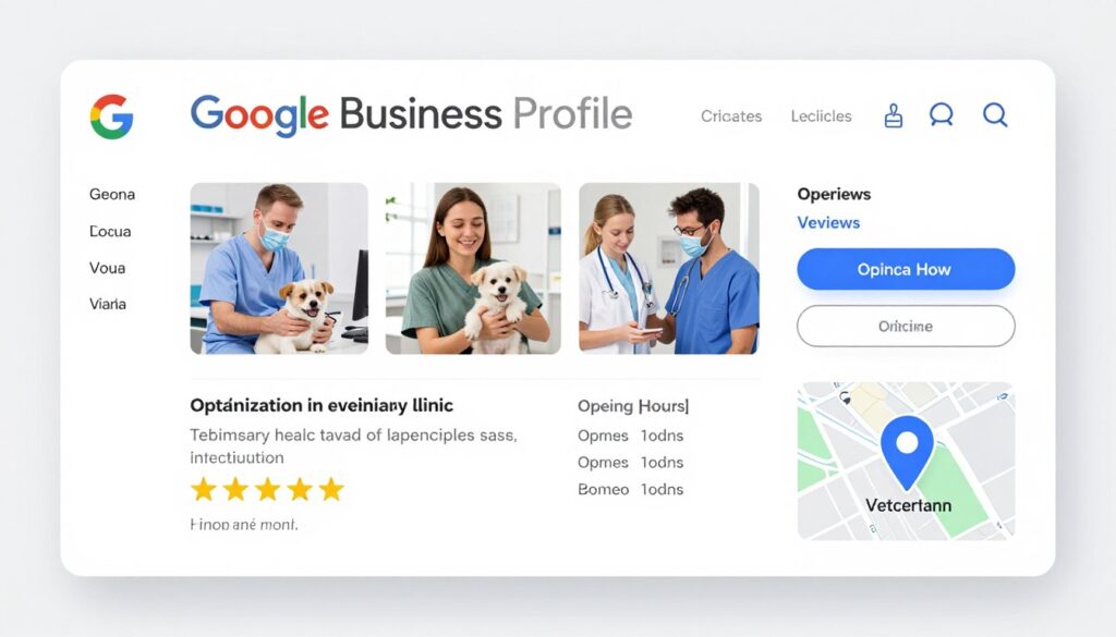 Google Business Profil einer Tierarztpraxis Wien
