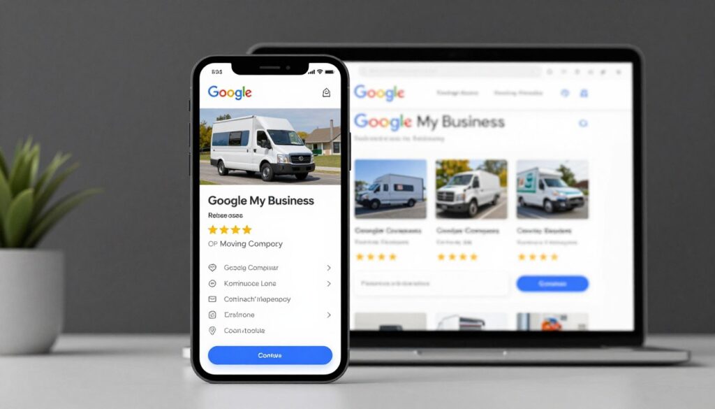 Google My Business Optimierung für Umzugsunternehmen