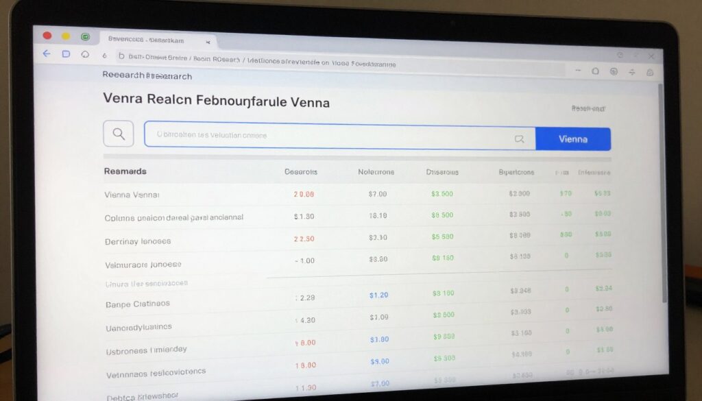 Keyword-Recherche für SEO Tierärzte Wien