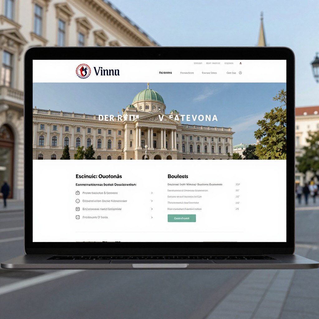 Lokale Präsenz Wien Website