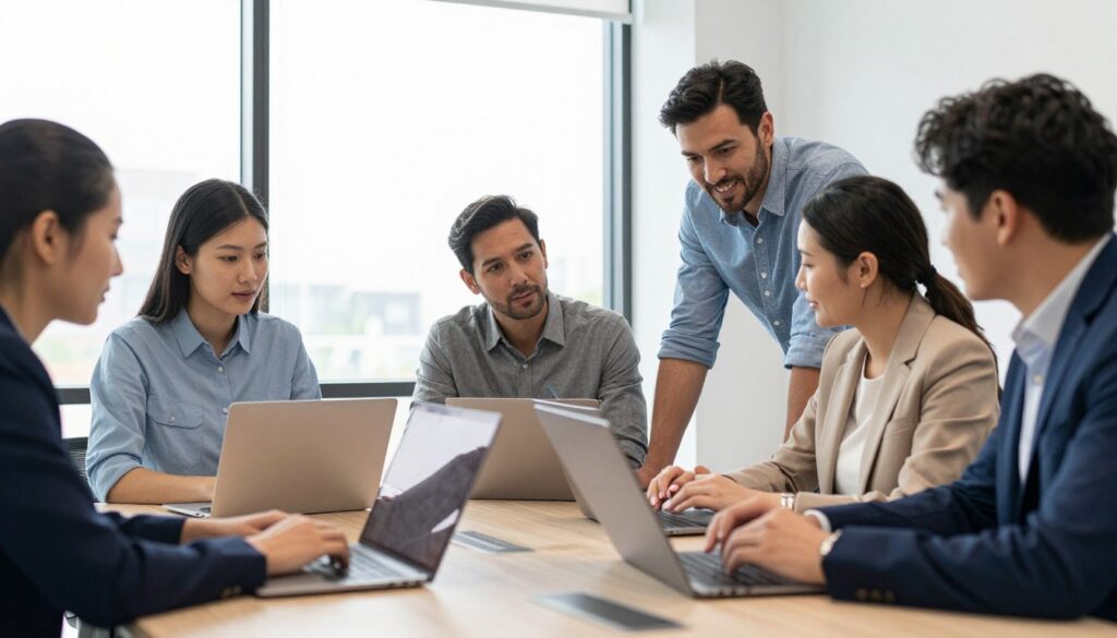 Marketing Solutions Team bei der Arbeit