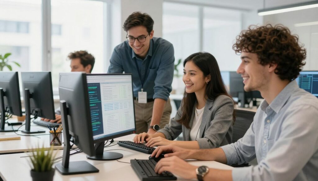 Marketing Solutions Team bei der Arbeit