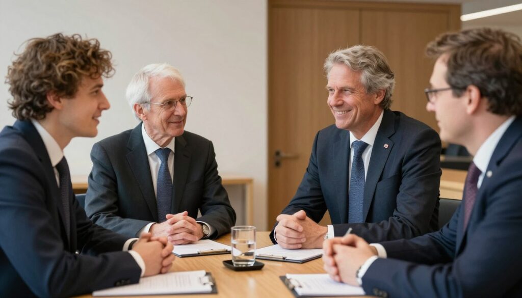 Österreichische Geschäftskultur Meeting