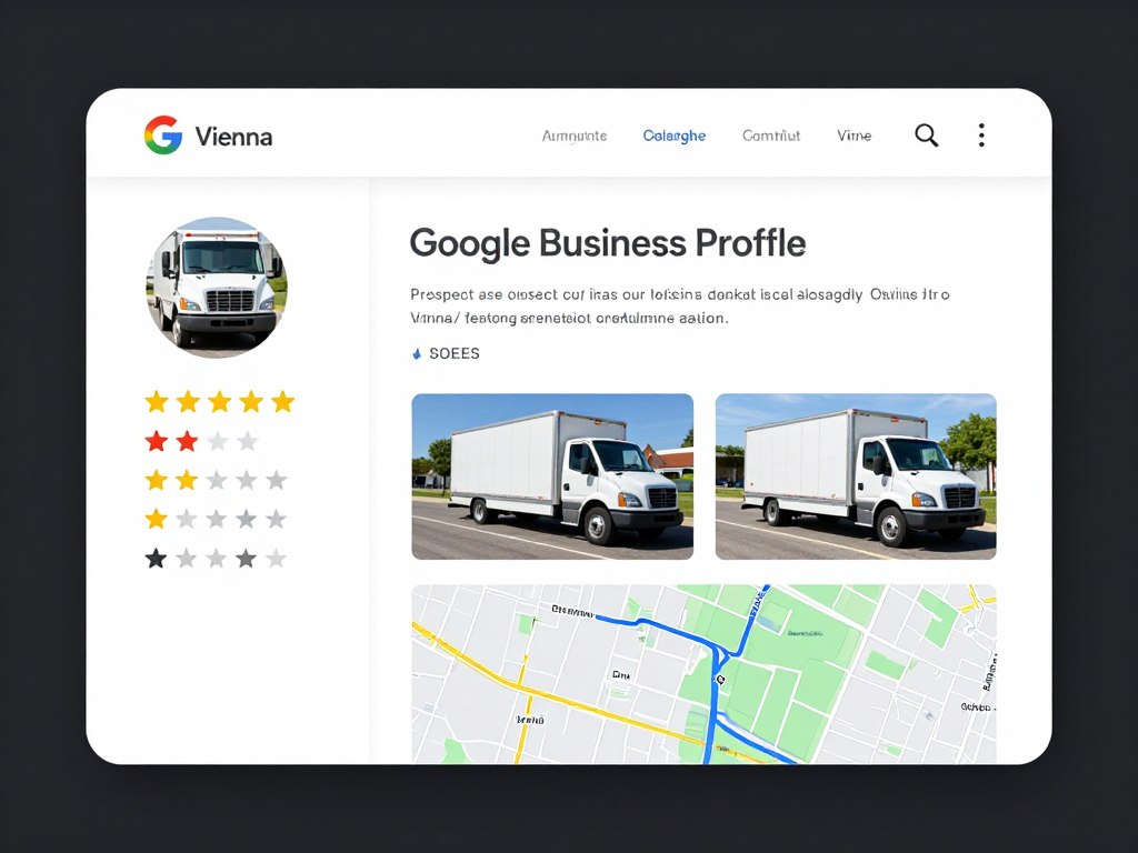 Optimiertes Google Unternehmensprofil für Umzugsfirmen in Wien