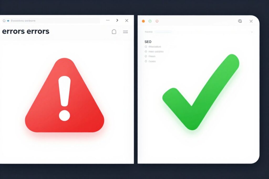 SEO Fehler und Probleme bei Therapeuten Websites