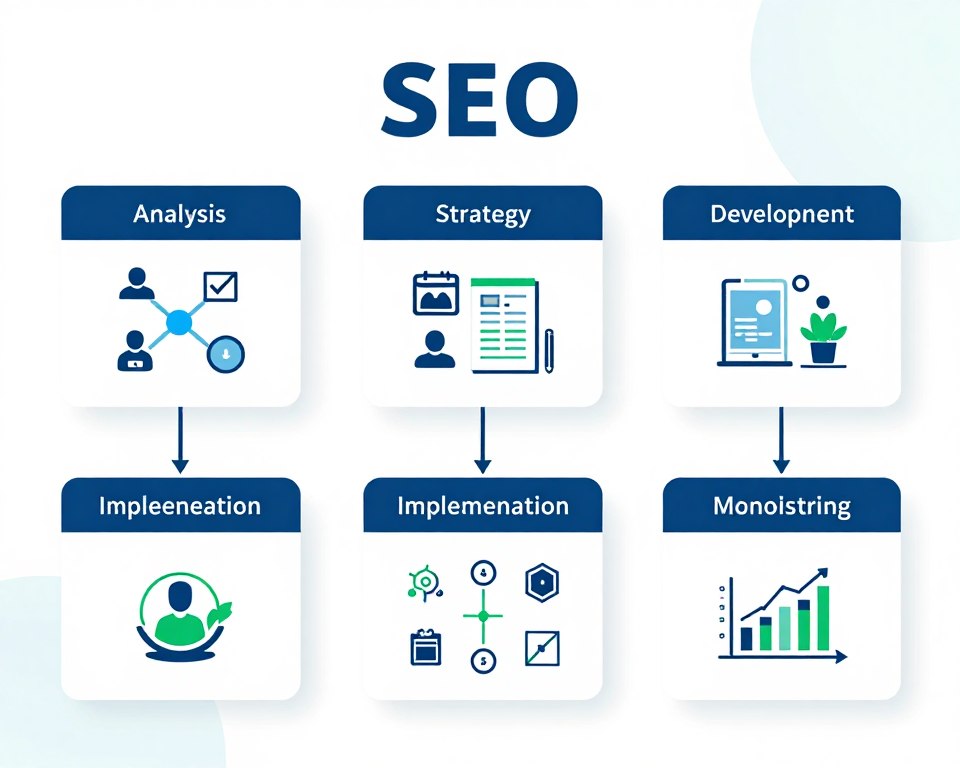SEO process workflow for architectural firms from analysis to ongoing optimization