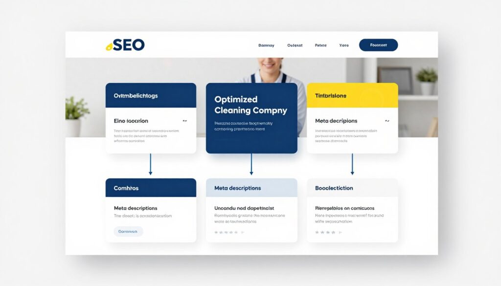 Webseite Optimierung mit SEO für Reinigungsfirma Wien