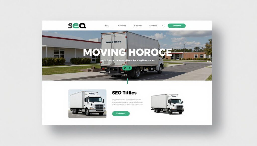 Website-Optimierung für Umzugsunternehmen mit SEO-Elementen