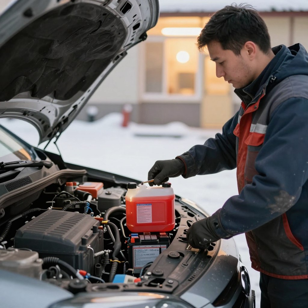 Wintercheck Auto Frostschutz Batterie Autowerkstatt Service